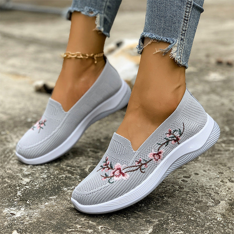 Ava – Leichte, atmungsaktive Mesh-Schuhe mit Blumenmuster