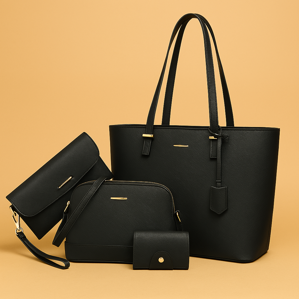 3-teilige Handtasche & Schultertaschen-Set