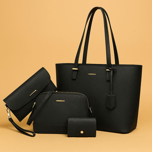 3-teilige Handtasche & Schultertaschen-Set