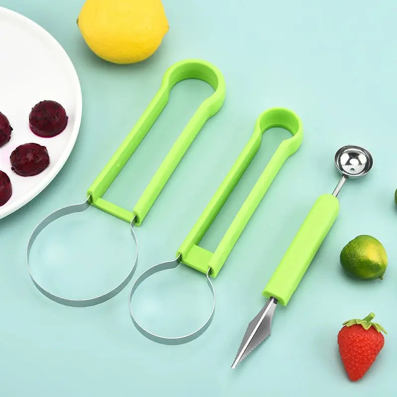 3-in-1 Obstschneider - Schneiden, schälen und teilen in einer einzigen, sanften Bewegung! 🍎✨