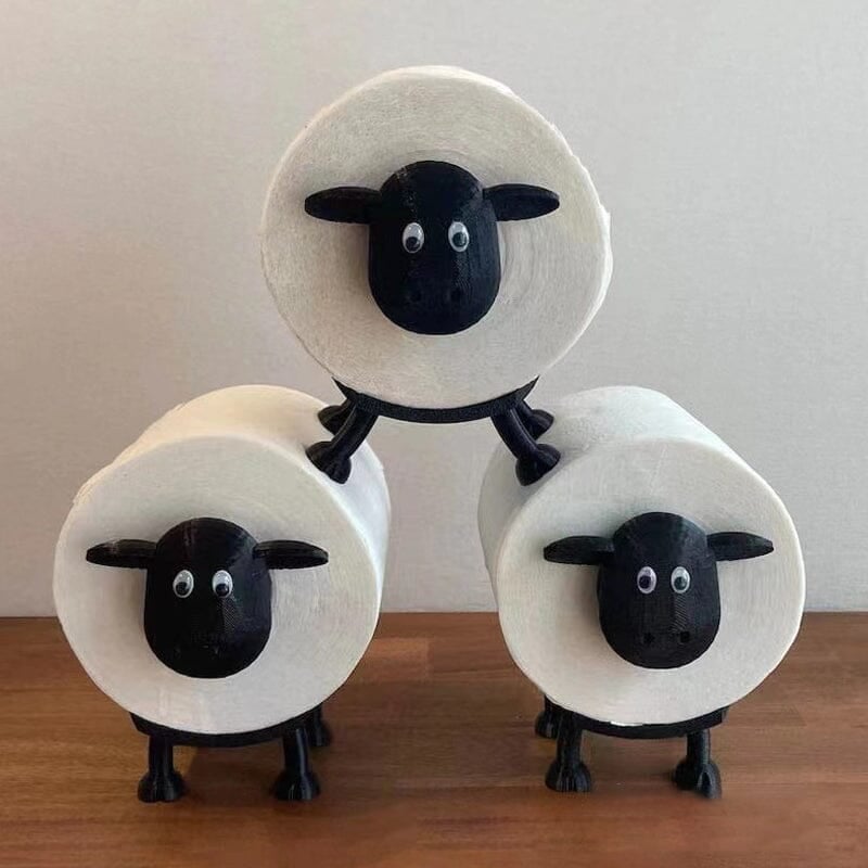 Schaf-Toilettenpapierhalter