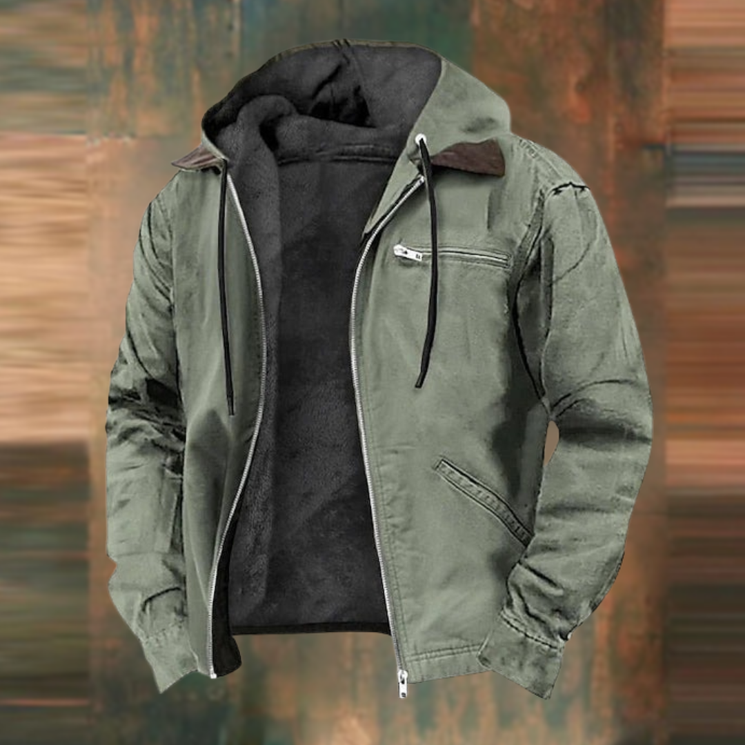 Luis | Jacke mit Reißverschluss und Kapuze