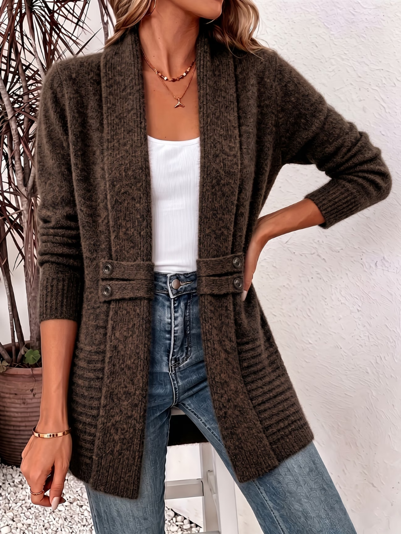 Soffie – Gemütliche Gestrickte Sommer Jacke
