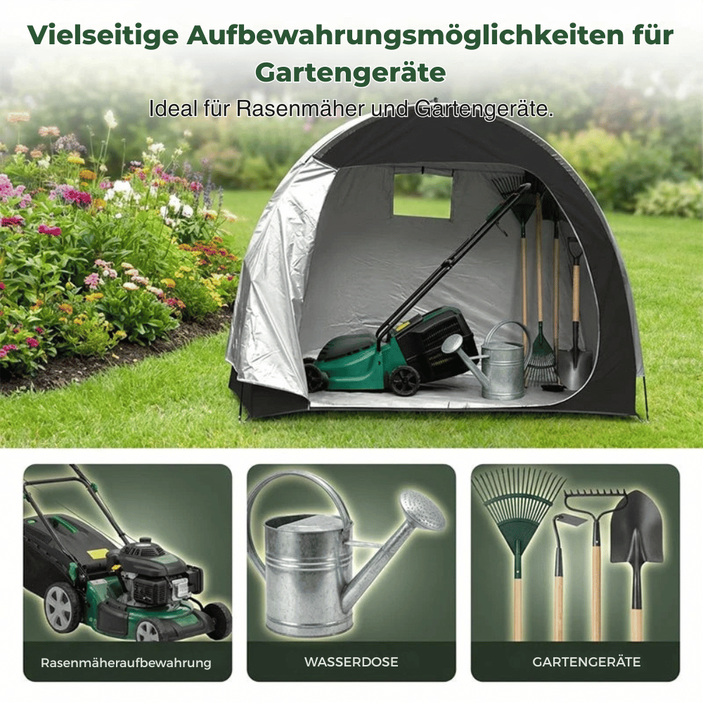BikeShield — Wetterfester Fahrrad-Unterstand | 50% RABATT