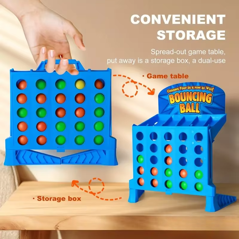 Bouncing Board Spiel Ball | Tischspiel für Familie & Party | Geschicklichkeitsspiel | BounceLine