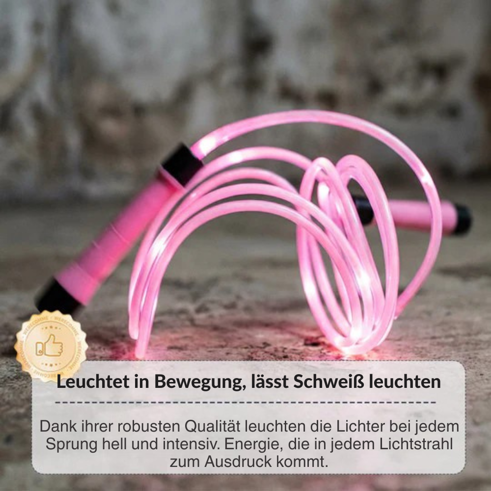 LumaLeap – LED Springseil Spaß | 2+1 GRATIS