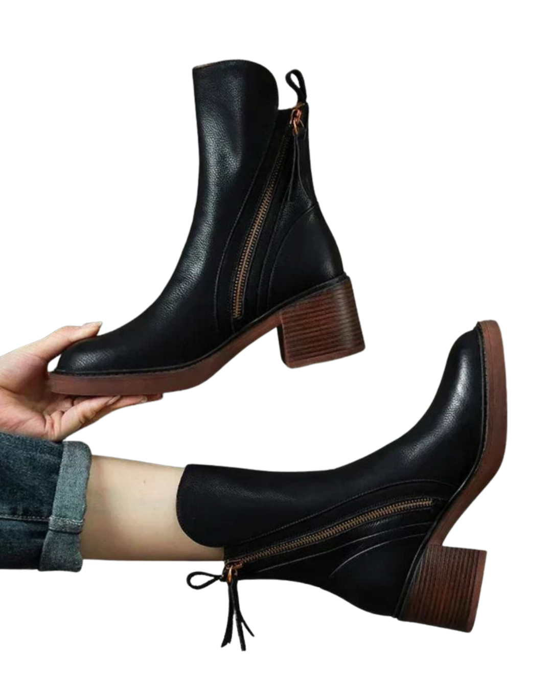 Frieda | Stiefel mit bequemem Absatz, elegant und zeitlos