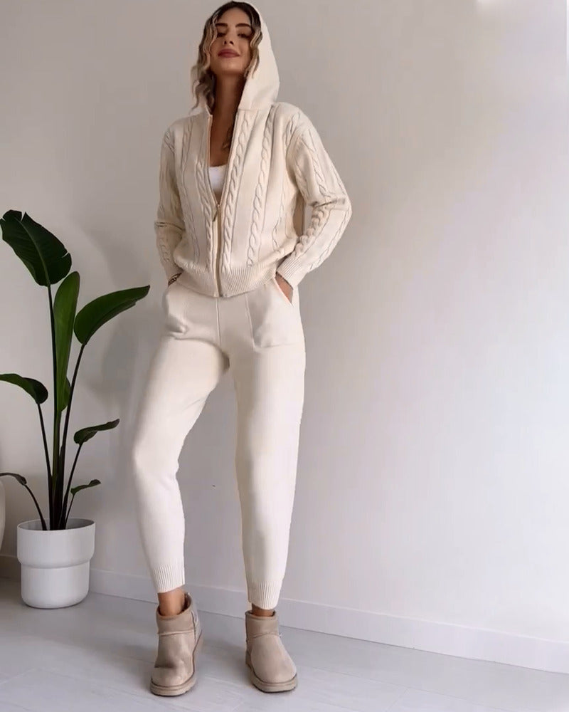 Antonia | Zweiteiliges Jacquard-Set