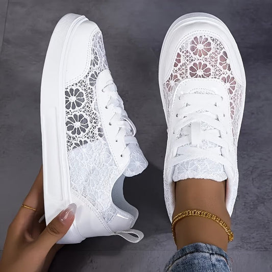 Alltags Frauen Mesh Sport Sneakers