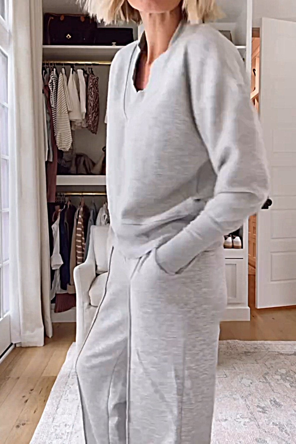 Rianne | Zweiteiliges Set mit V-Ausschnitt-Design
