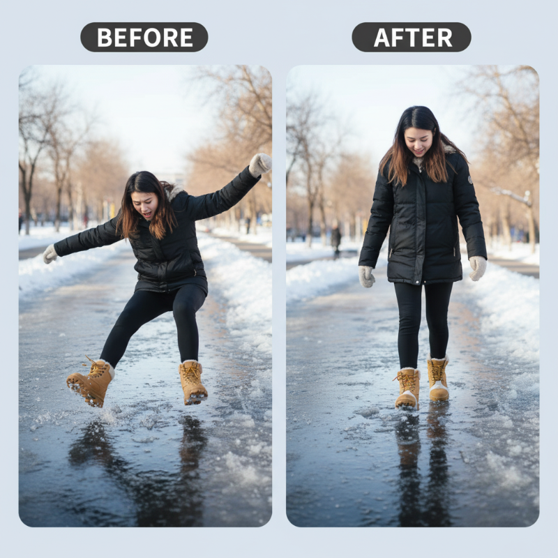 AntiSlide – Sicheres Gehen auf Eis mit überlegener Winter-Traktion
