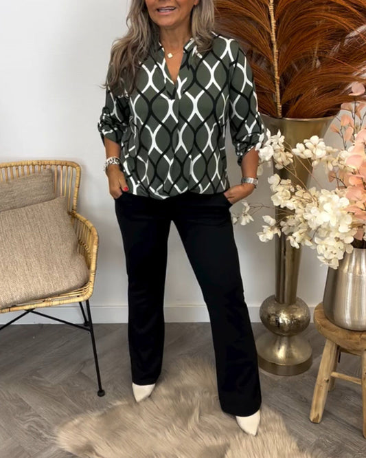 Noor – Bluse mit Grafikdruck