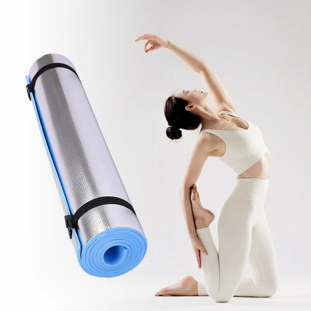 Zenvara Yogamatte 6–10 mm | EVA Rutschfest | Aluminium Isoliert | 180x50 cm