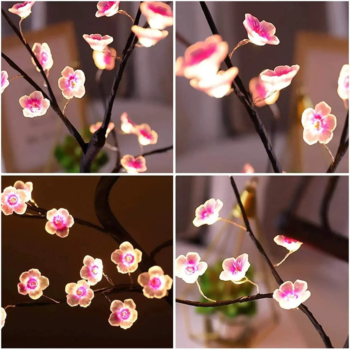 Kirschblüten Touch LED Tischlampe (USB/Batterie)