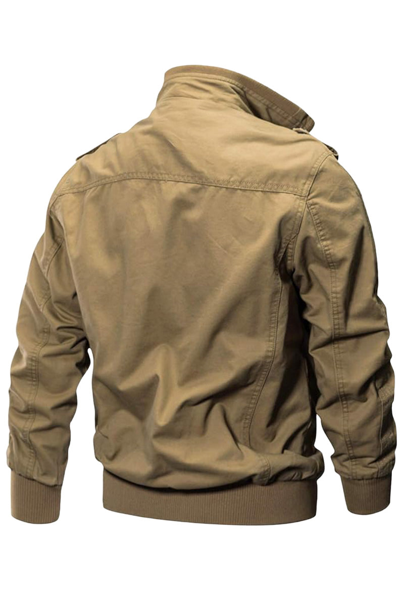 Miltin – Bomberjacke im Military-Stil mit Cargo-Taschen