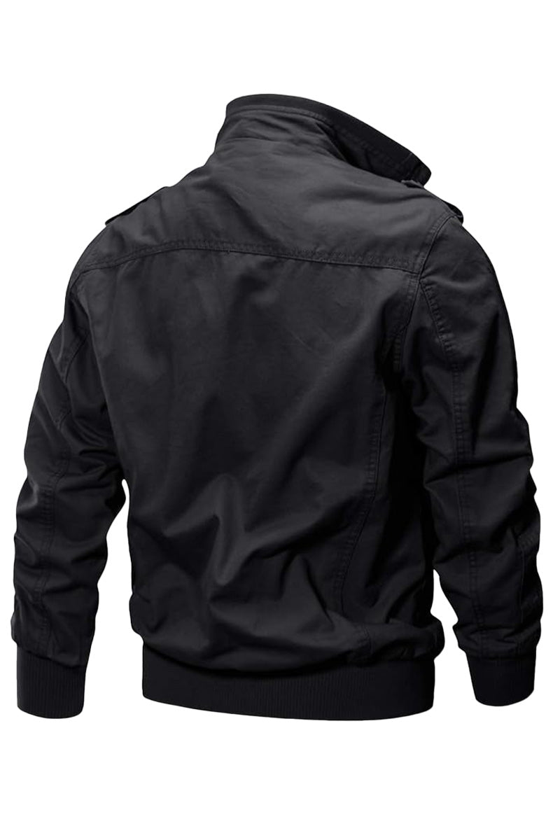 Miltin – Bomberjacke im Military-Stil mit Cargo-Taschen