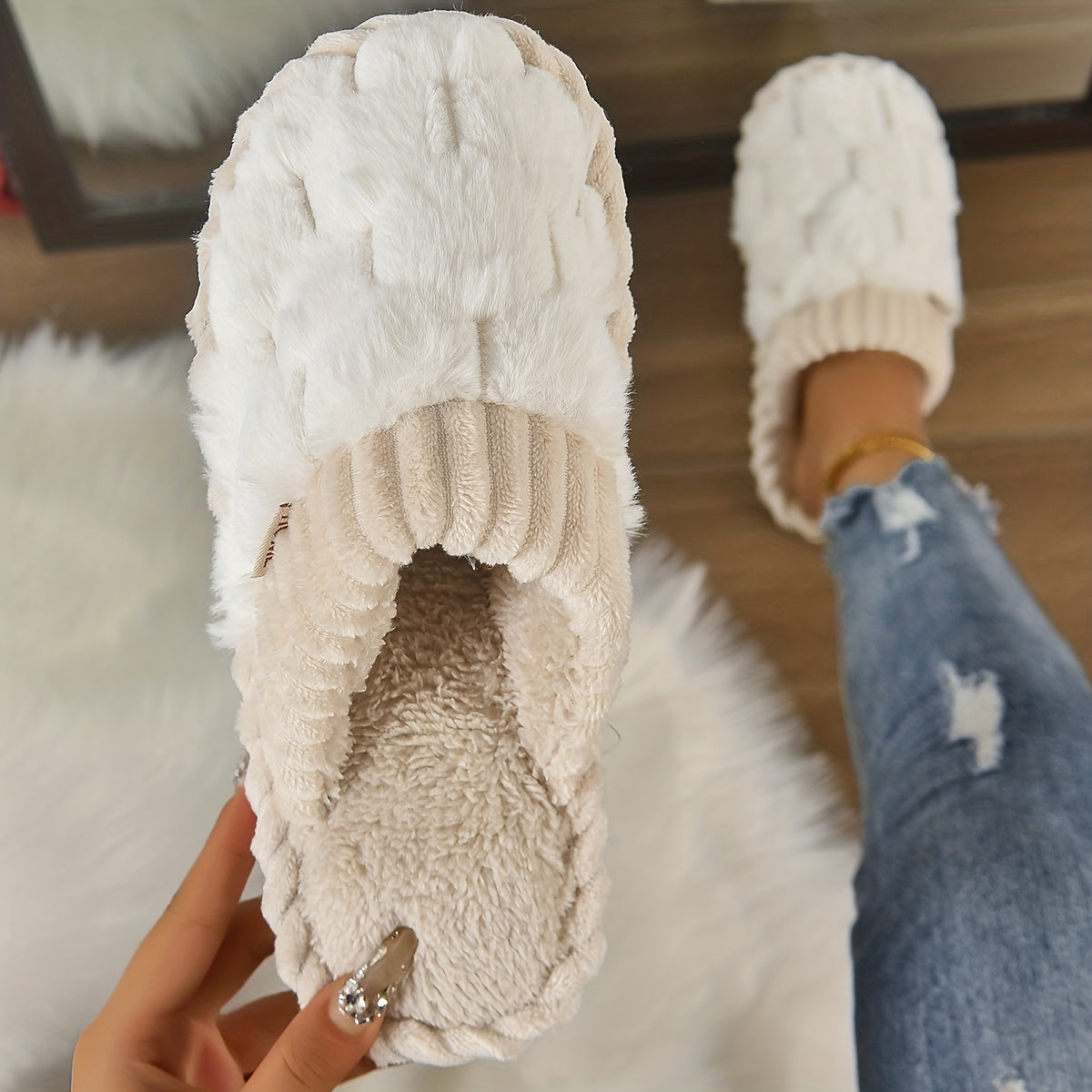 50% Rabatt - PlushStep - Hausschuhe mit Plüsch [Letzter Tag Rabatt]