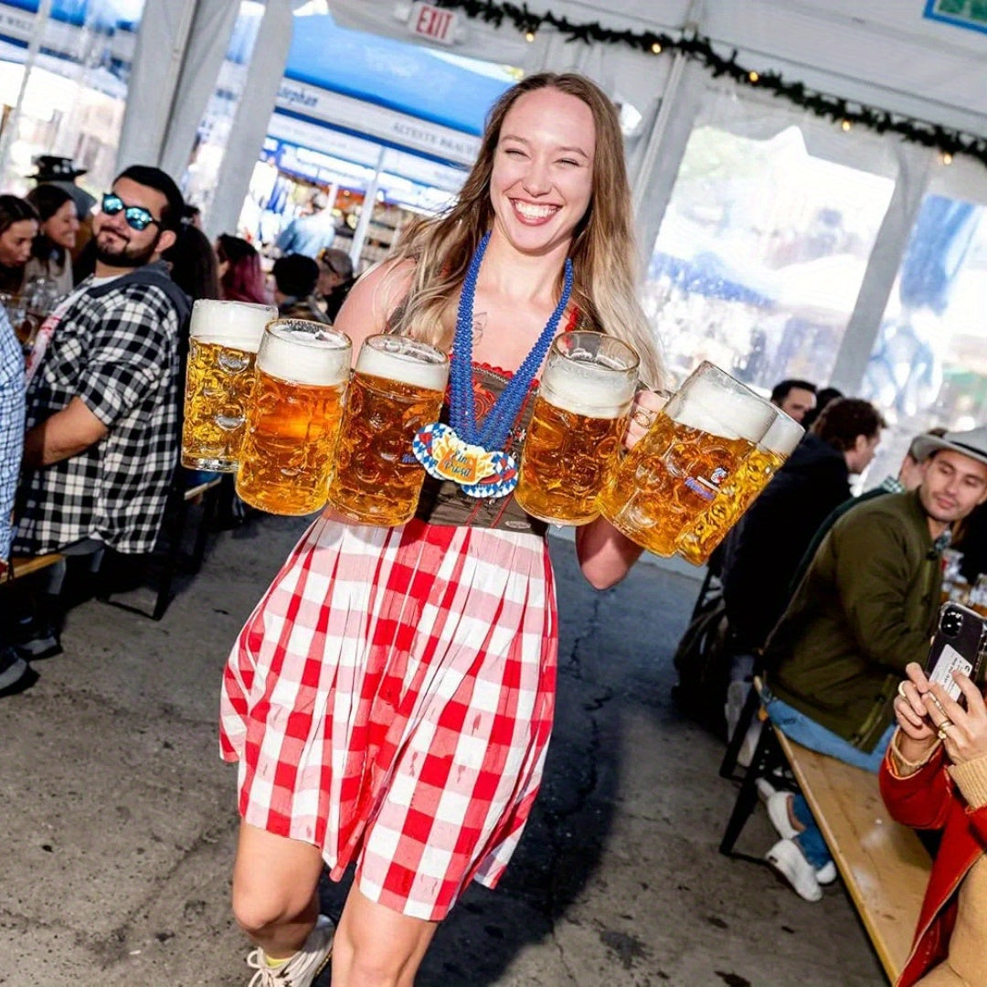 Oktoberfest Halsketten Set mit bayerischen Anhängern – 21 Stück