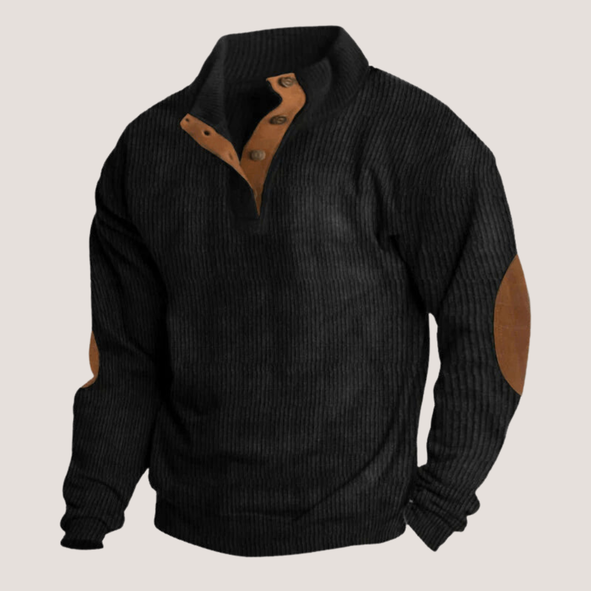 Allen | Kordpullover mit Stehkragen