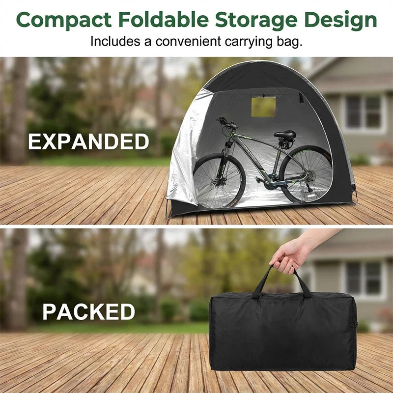 BikeShield — Wetterfester Fahrrad-Unterstand | 50% RABATT
