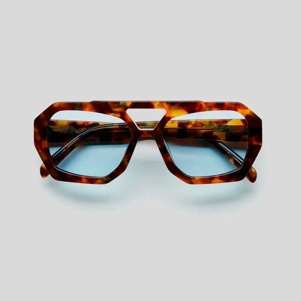 Sonnenbrille Sechseckig mit Verlaufsgläsern
