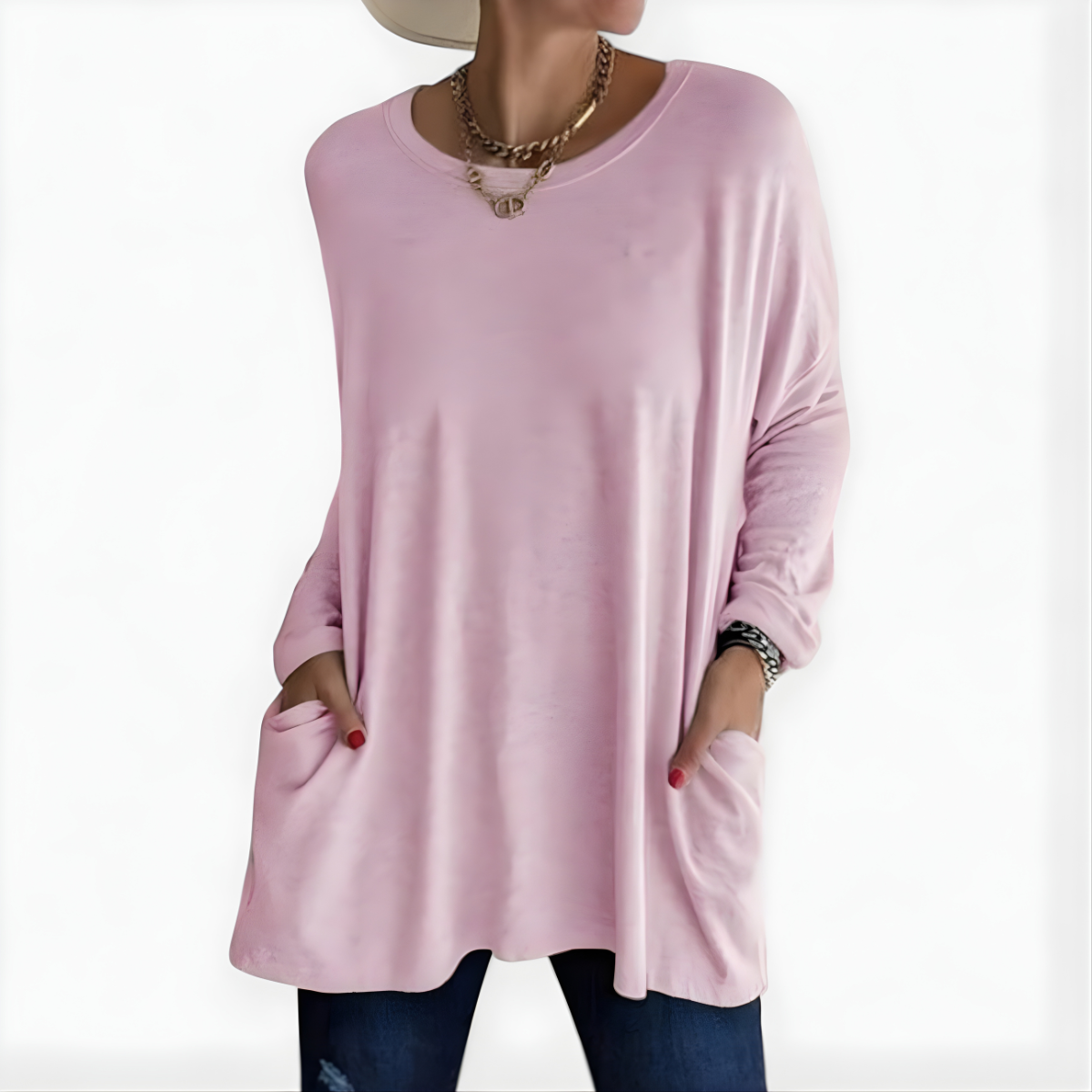 Honoria | Lockere Passform Pullover-Oberteil
