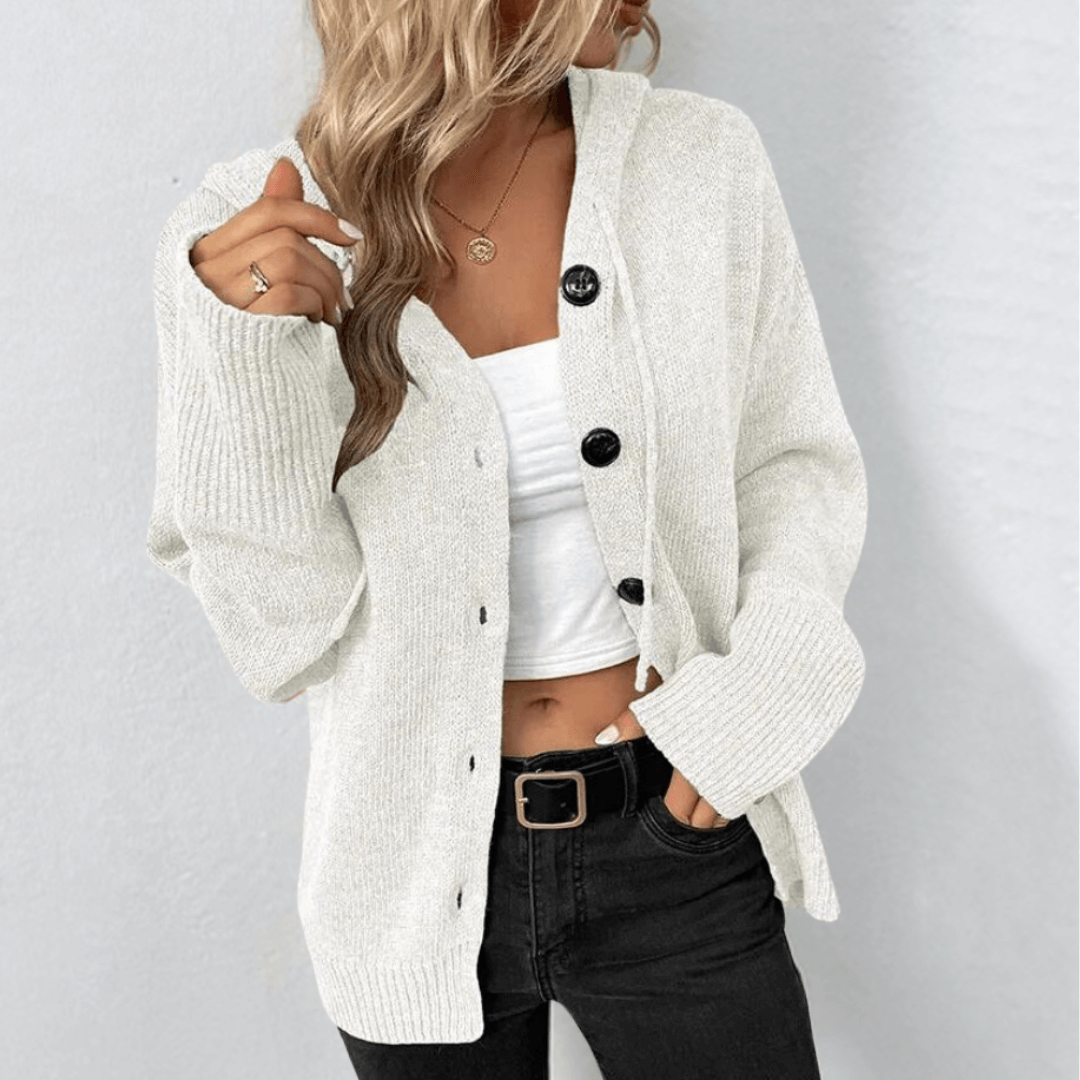 Brittan | Strickcardigan mit Knöpfe