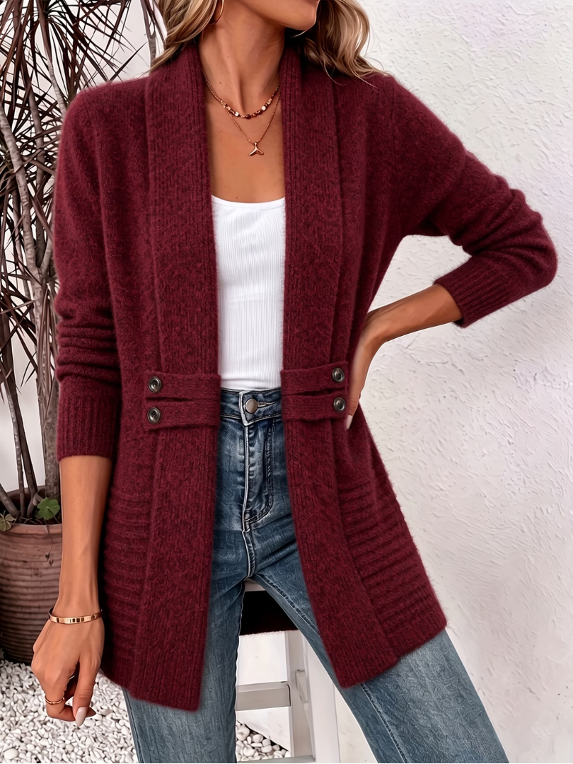 Soffie – Gemütliche Gestrickte Sommer Jacke