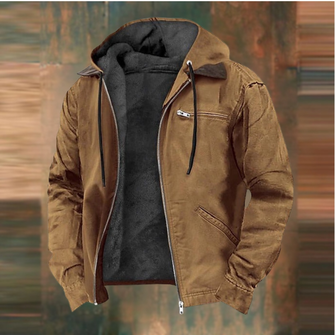 Luis | Jacke mit Reißverschluss und Kapuze