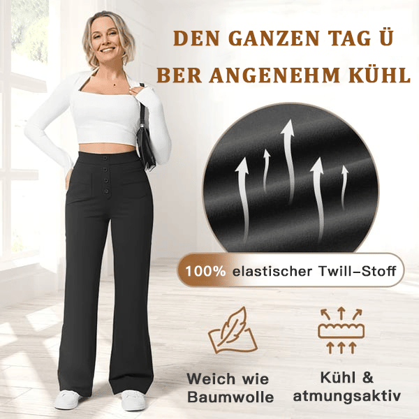 ComfyPlus – Die lässige Stretch-Hose mit hoher Taille