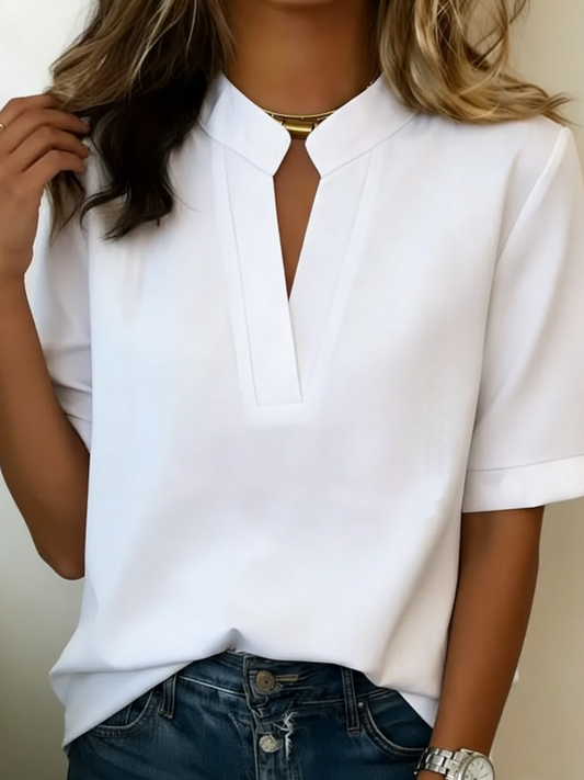 Zuri | Elegante Bluse mit V-Ausschnitt