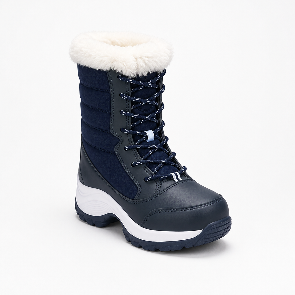 Gefütterte Winterstiefel mit Schnürung – warm bis -40 °C