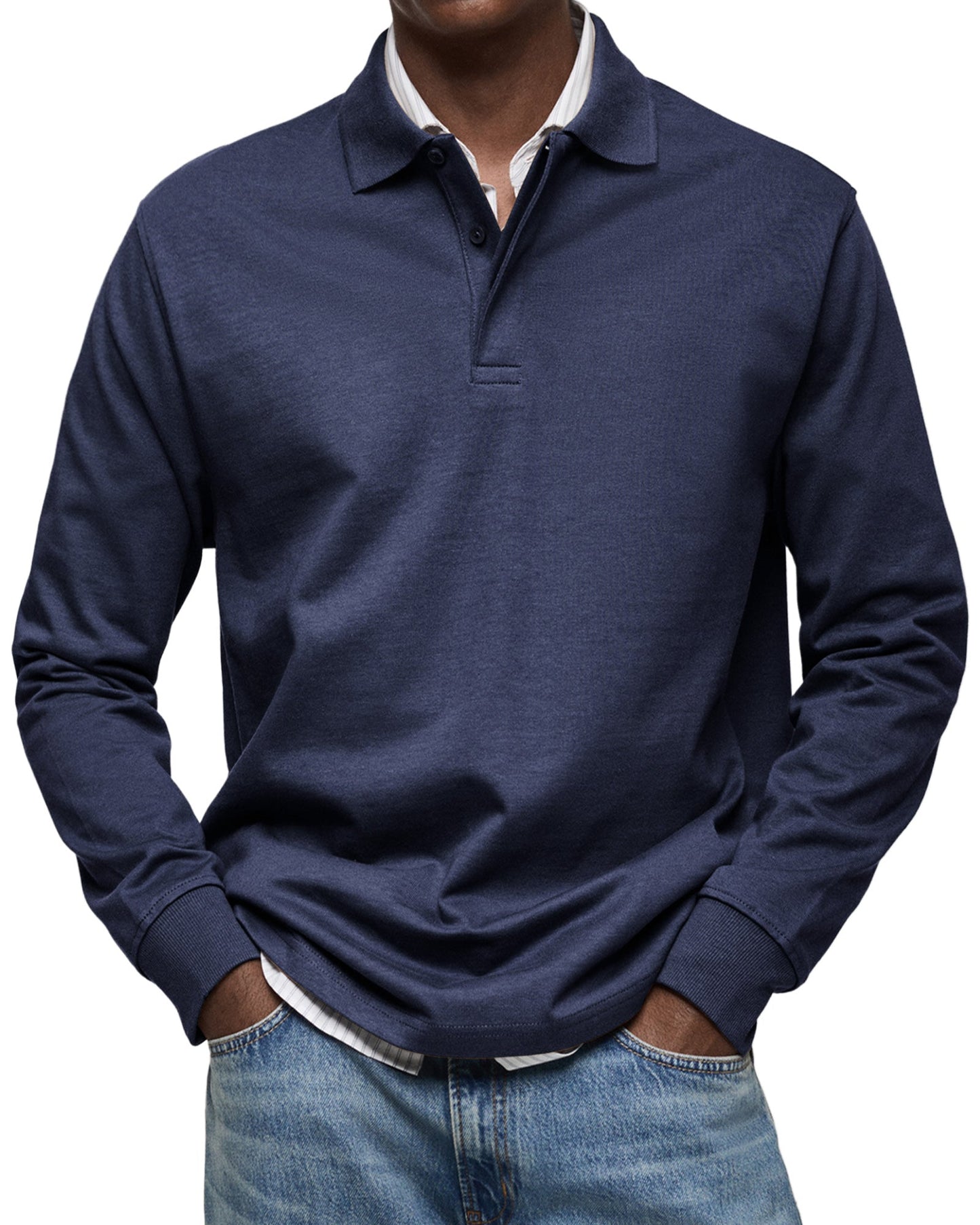 Hector | Langärmeliges Poloshirt