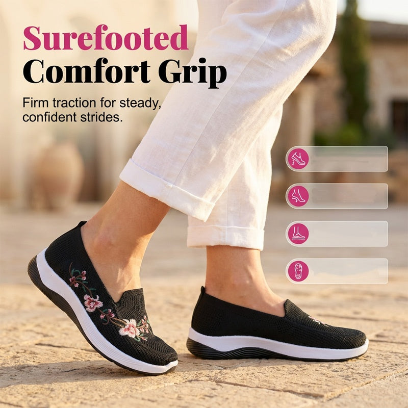 Ava – Leichte, atmungsaktive Mesh-Schuhe mit Blumenmuster