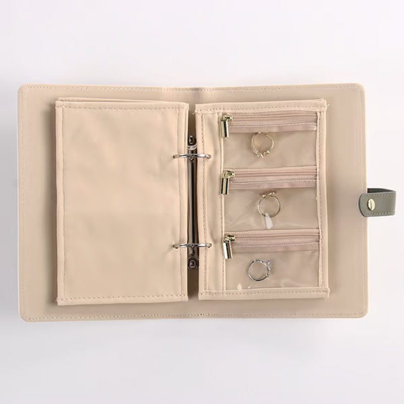 Schmuckorganizer mit Fächern – Reise-Schmuckbox
