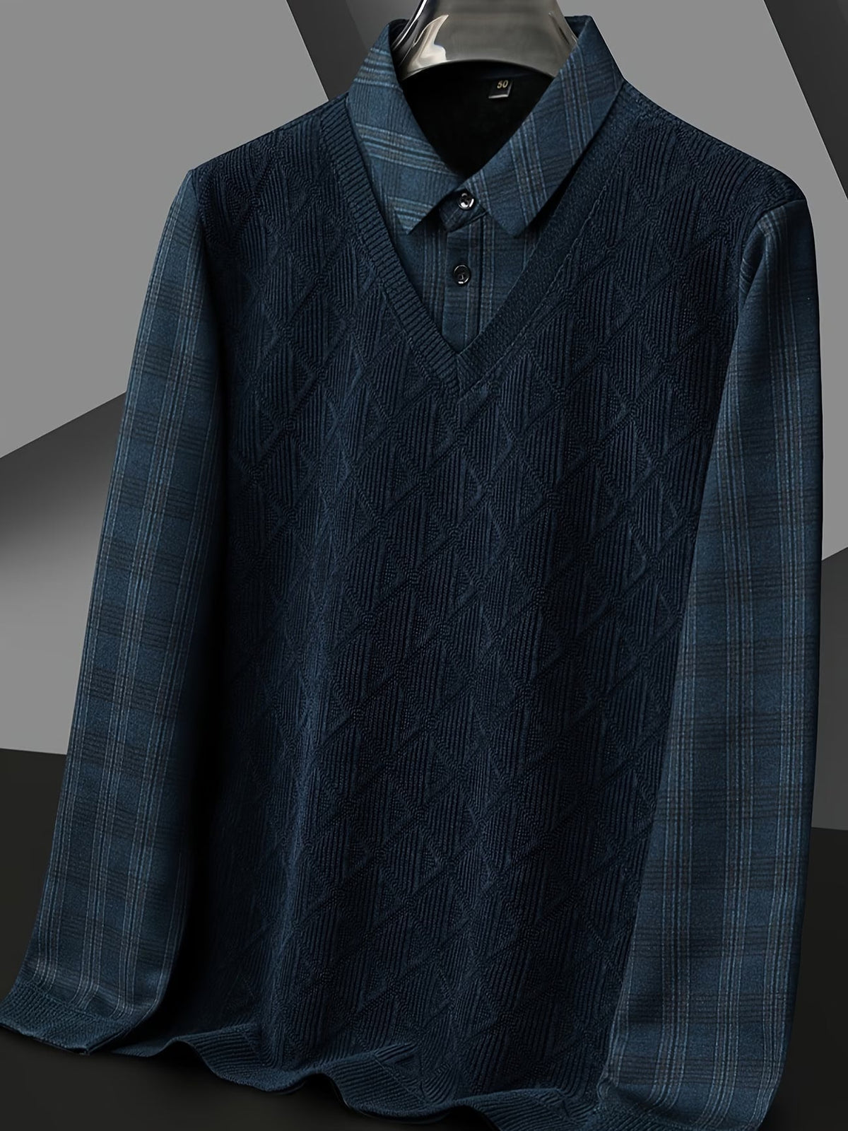 Alan – Langärmeliger Strickpullover