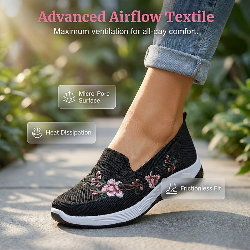 Ava – Leichte, atmungsaktive Mesh-Schuhe mit Blumenmuster