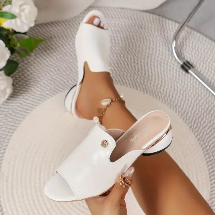 Nadisha - Orthopädische Sandale Mit Breitem Absatz