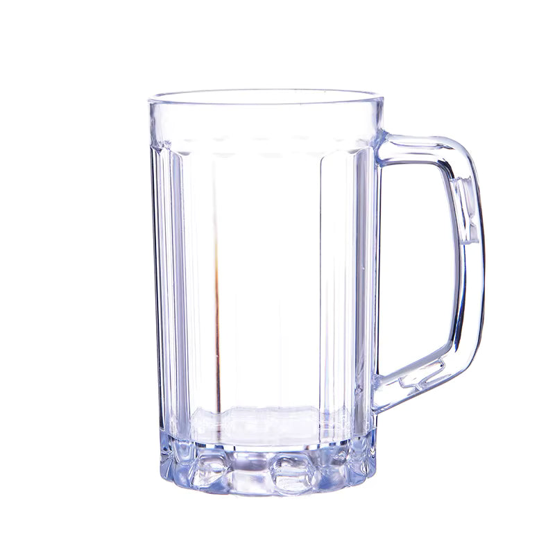 Bierkrug 500 ml | Unzerbrechlich & Spülmaschinenfest | Ideal für Zuhause & Partys