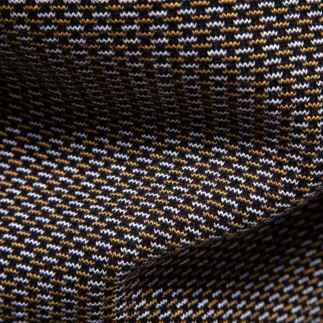 Limman – Pullover aus Jacquard-Strick mit halbem Reißverschluss