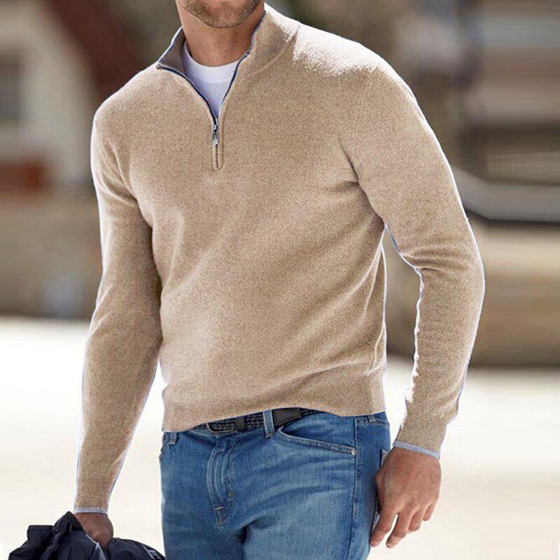 Erik – Premium-Pullover mit Reißverschluss