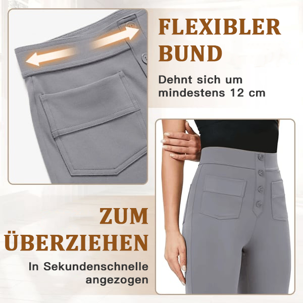 ComfyPlus – Die lässige Stretch-Hose mit hoher Taille
