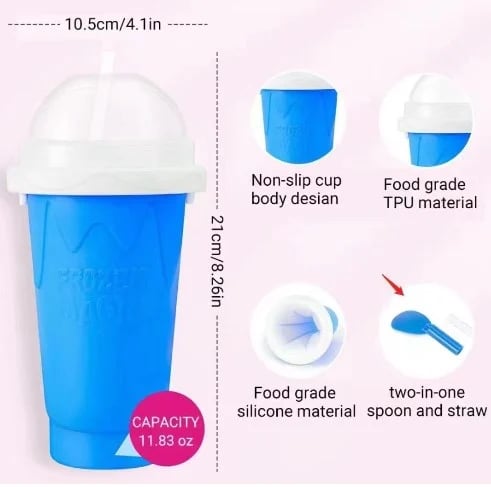 Slushy-Maker-Becher – Friert Lieblingsgetränke im Handumdrehen ein