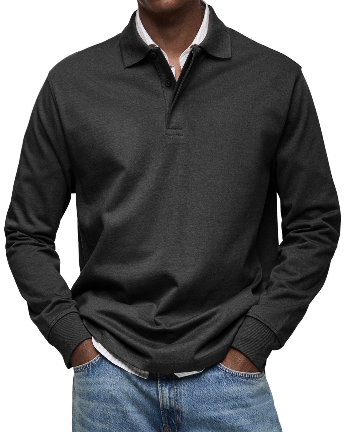 Hector | Langärmeliges Poloshirt