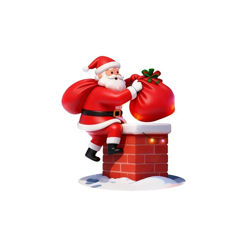 LED-Dekosticker | Klebefertige Festbeleuchtung | Weihnachtsmotive