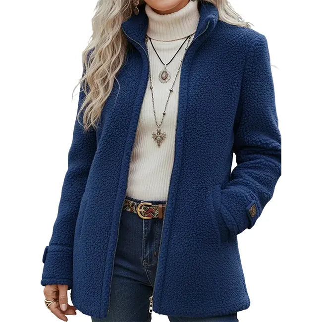 Elanne - Freizeit Jacke Mit Stehkragen