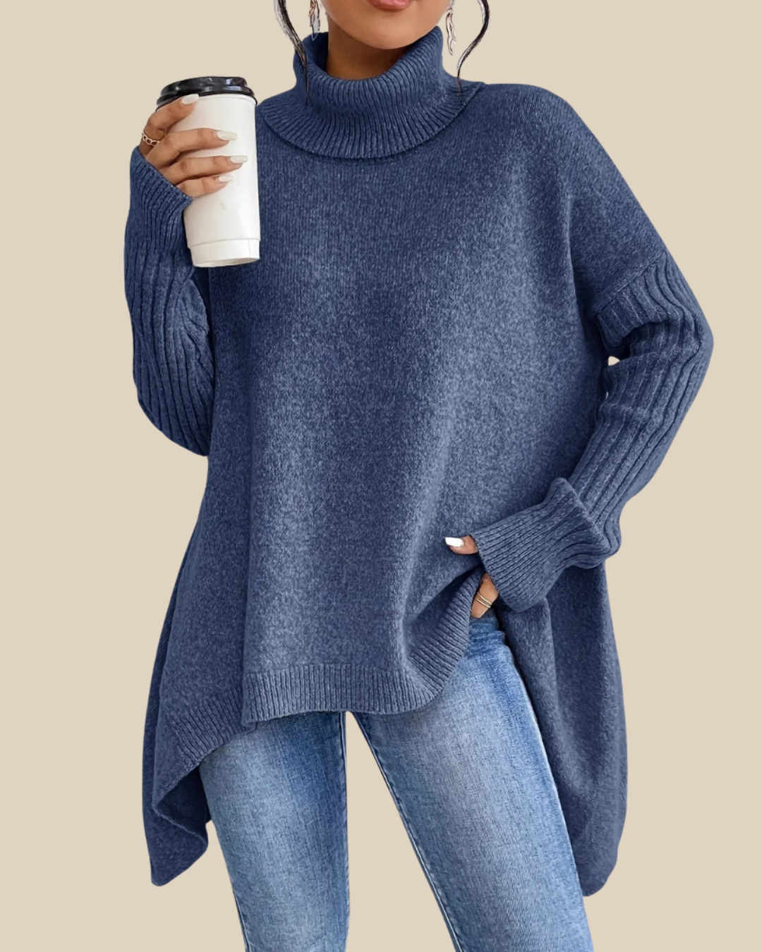 Tessa | Oversized Rollkragenpullover