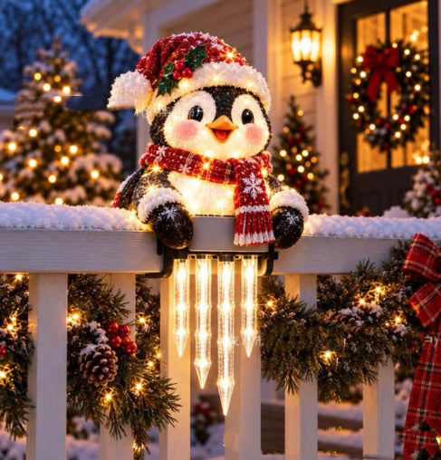 FrostLume Schneemann- & Eiszapfen-Lichterset – Entfache Wärme, Entzünde Freude