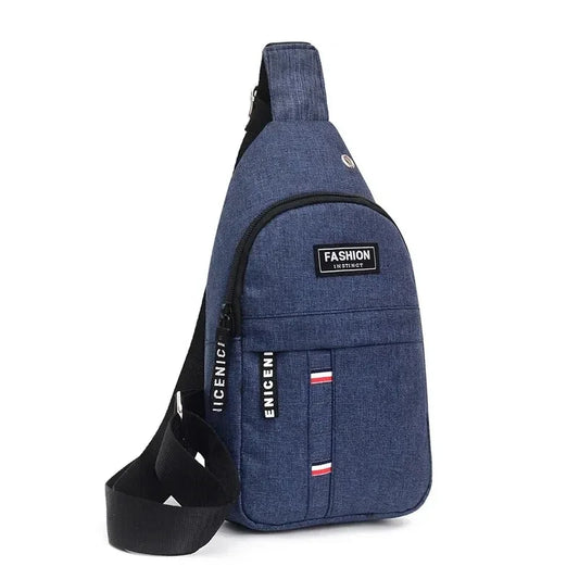 Herren-Slingtasche | Wasserabweisend mit großem Fassungsvermögen | Nylon-Canvas & verstellbarer Riemen | Reisen & Outdoor