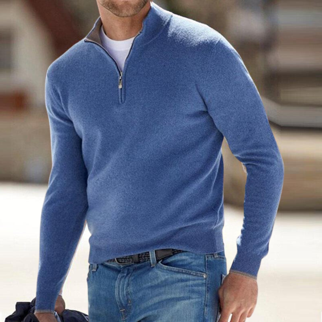 Harron | Luxury Half-Zip Sweater